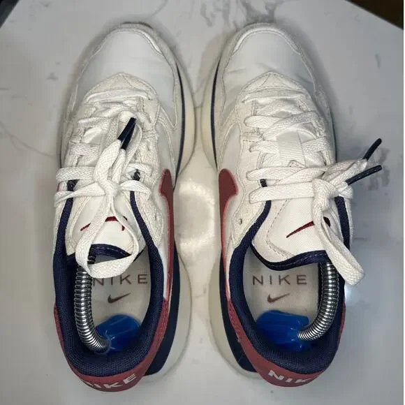 Nike Women's Phoenix Waffle 'Light Bone Team Red' Sneaker, Size 5.5, EUC - Picture 6 of 9